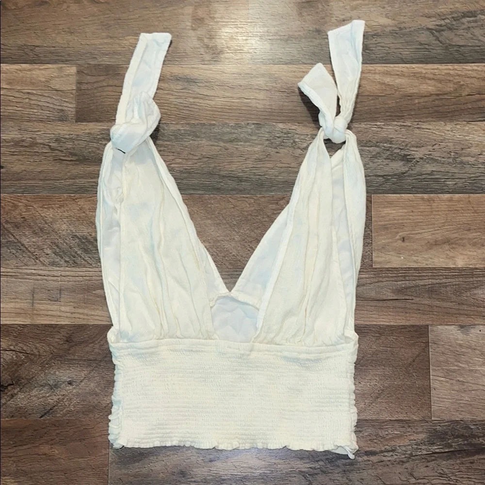 Free People ruched Sleeveless Top size M - Picture 3 of 3